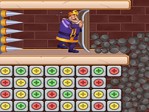 Princess Rescue Fruit Connect online game screenshot