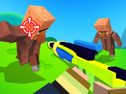 Craft Man Vs Giant TNT online game screenshot