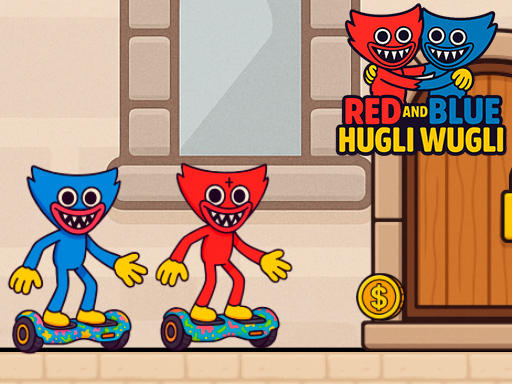 Red and Blue Hugli Wugli online game screenshot