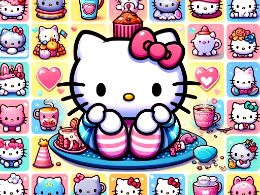 Cute Kitty Memory Challenge online game screenshot