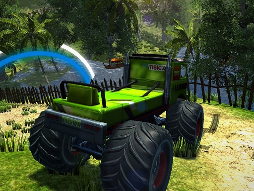 Realistic Monster Truck Offroad Simulator online game screenshot