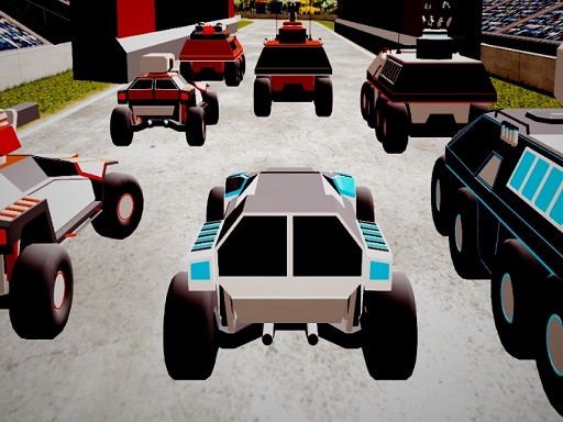 Mad Car Drive Future Racing online game screenshot