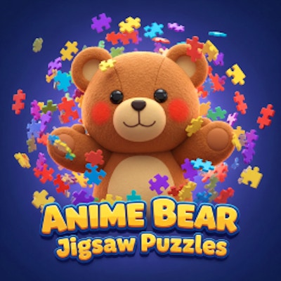 Anime Bear Jigsaw Puzzles online game screenshot
