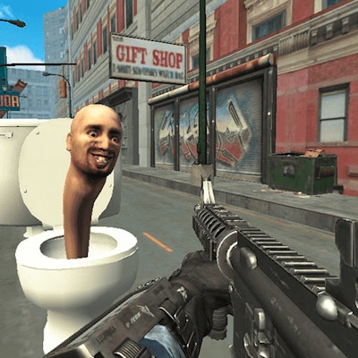 Dead Aim Skibidi Toilets Attack online game screenshot