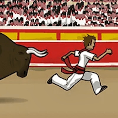 Extreme Pamplona online game screenshot