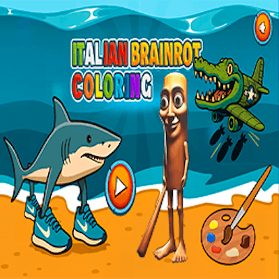Italian Brainrot Coloring online game screenshot