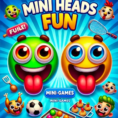 Mini Heads Fun online game screenshot