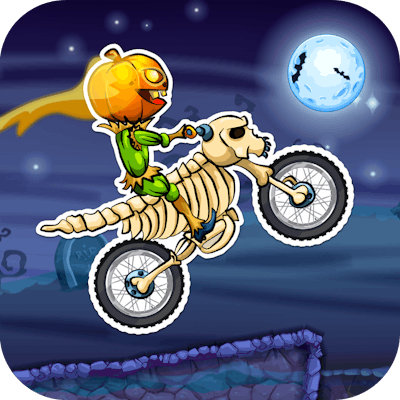 Moto X3M: Spooky Land online game screenshot