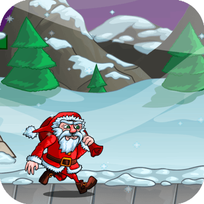 Santa Snow Runner online game screenshot