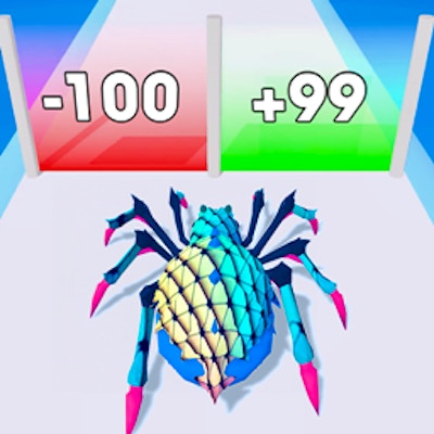 Spider Evolution Runner Game online game screenshot