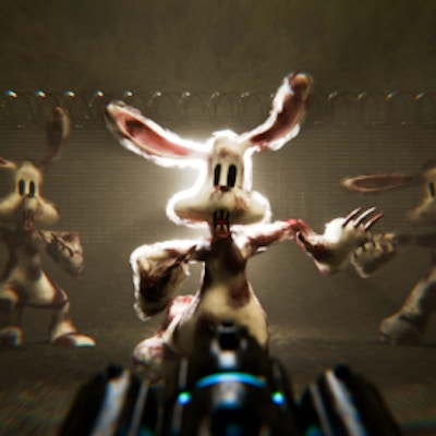 Zombie Easter Bunnies online game screenshot