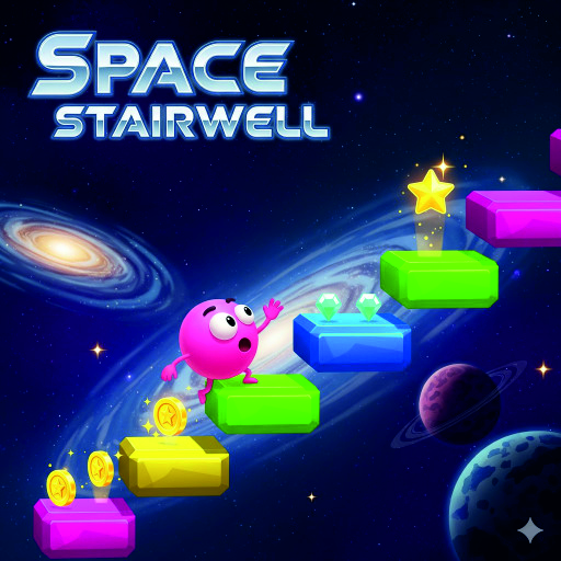 Space Stairwell online game screenshot