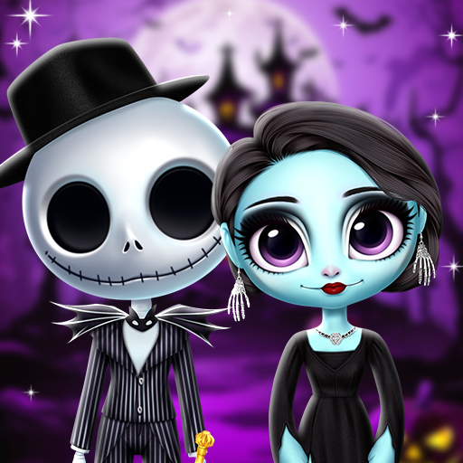 Nightmare Couple Halloween Party online game screenshot