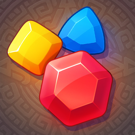 Jewels Blitz Legends match 3 game ancient temple gem board