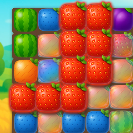 Farm Blast puzzle game colorful fruit blast board