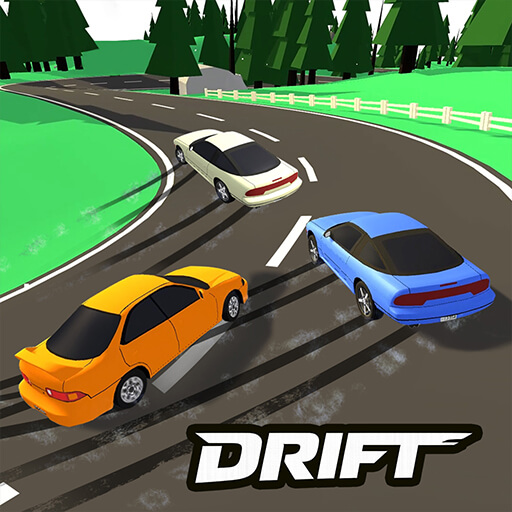 Slippery Drift Racing game high speed car drifting on track