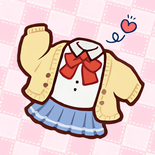 Small Wardrobe doll dress up game cotton doll outfits and wardrobe