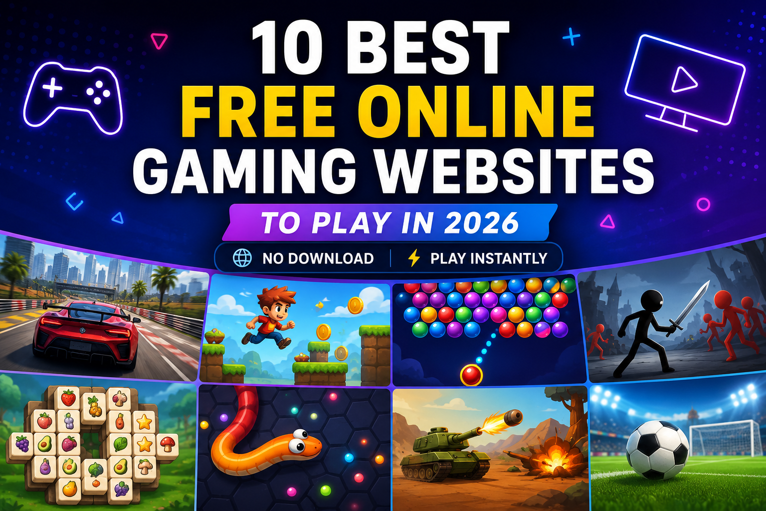 10 best free online gaming websites to play in 2026