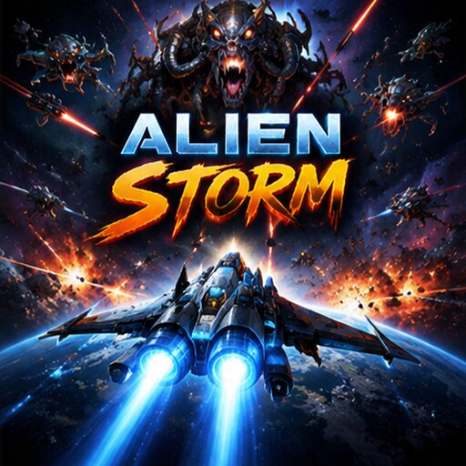 Alien Storm arcade game featuring a battle against invading aliens
