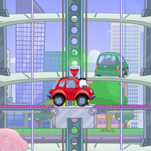 Wheely 2 puzzle game with the adorable red car solving an adventure challenge