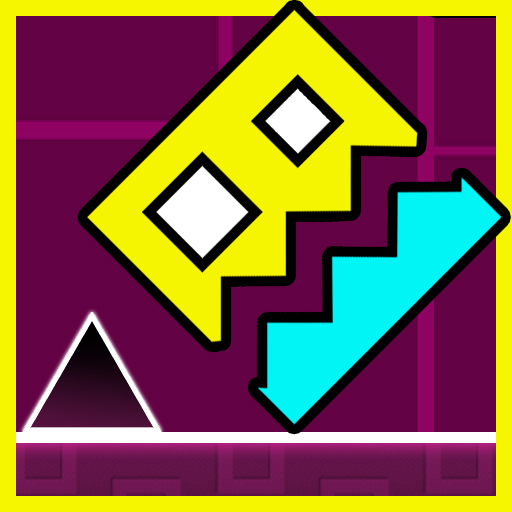 Geometry Jump game with geometric obstacles and fast platform gameplay