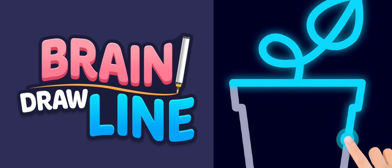 Brain Draw Line creative drawing and physics puzzle