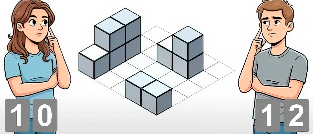 Try to Count the Boxes brain-training counting puzzle