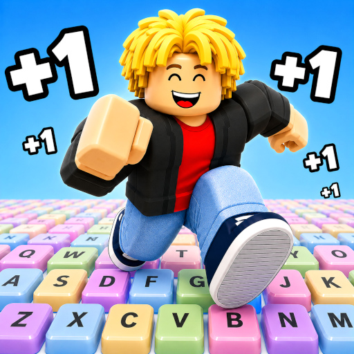 +1 Speed Keyboard Lucky Escape game with Lucky Blocks Brainrots and Tung Tung Sahur chase